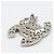 Chanel Coco Mark Strass-Brosche Silber - Ansicht 5