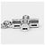Bulgari Bvlgari Greek Cross 18K White Gold with Diamonds Argento - vista 4