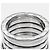 Bulgari Bvlgari B.Zero1 XXth Anniversary Five Band 18K White Gold Silvery - view 6