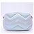 Borsa a spalla Small matelassé Gucci GG Marmont Blu - vista 2