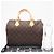 Borsa Louis Vuitton Monogram Speedy 30 Marrone Beige - vista 3