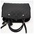 Borsa Louis Vuitton Monogram Empreinte Montaigne MM Noir Nero - vista 6