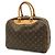 Borsa Louis Vuitton Monogram Bowling Vanity Deauville Marrone - vista 3