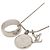 Collana con anello Monogram Louis Vuitton Argento - vista 4