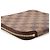 Portafoglio Bi-fold Rotondo Louis Vuitton Damier Olaf e Porta Passaporti Marrone - vista 4