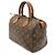 Louis Vuitton Monogram Speedy 25 Handbag Brown - view 3