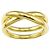 Tiffany & Co. Infinity Double Cross Band Ring Golden