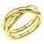 Tiffany & Co. Infinity Double Cross Band Ring Golden - Ansicht 4
