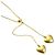 Collana Puff Heart Drop Tiffany & Co. D'oro - vista 2