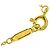 Collana Puff Heart Drop Tiffany & Co. D'oro - vista 3