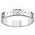 Gucci Icon Band Ring aus Weißgold