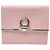 Cartera compacta Salvatore Ferragamo Gancini Bar Rosa