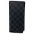 Louis Vuitton Damier Graphite Portefeuille Brazza Long Wallet Marron Noir Damier ebène