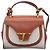 Borsa Tod's T-Timeless con manico superiore Marrone Beige