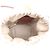 Borsa a tracolla Chloé Woody Small Basket in rafia e lino Marrone Beige - vista 12