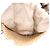Borsa a tracolla Chloé Woody Small Basket in rafia e lino Marrone Beige - vista 13