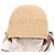 Borsa a tracolla Chloé Woody Small Basket in rafia e lino Marrone Beige - vista 7