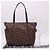Borsa Louis Vuitton Damier Totally MM Marrone Beige - vista 3
