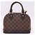 Borsa Louis Vuitton Damier Alma BB Marrone Beige Damier ebene - vista 2