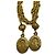 CHANEL Coco Mark Lariat Halskette Golden