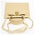 Borsa Tote convertibile Salvatore Ferragamo Vara Bow Leather Small Beige - vista 7