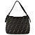 Borsa Fendi Zucca marrone in pelle e nylon - vista 3