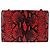Borsa a tracolla mini Saint Laurent Kate Nero Rosso - vista 3