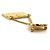 Spilla in metallo dorato Chanel D'oro - vista 4