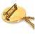 Spilla in metallo dorato Chanel D'oro - vista 6