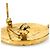 Spilla in metallo dorato Chanel D'oro - vista 7
