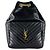 Zaino Saint Laurent Joe in pelle nera Nero