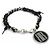 Choker Balenciaga in metallo nero e argento