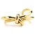 Bracciale rigido Balenciaga in metallo dorato D'oro