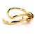 Bracciale rigido Balenciaga in metallo dorato D'oro - vista 3