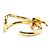 Bracciale rigido Balenciaga in metallo dorato D'oro - vista 4