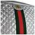 Borsa a tracolla Gucci in pelle argento - vista 11