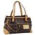 Louis Vuitton Riveting Monogram Canvas Marrone