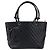 Chanel Cambon Tote aus gestepptem Leder Large Schwarz