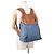 Loewe T Backpack Small Denim Leather Rucksack Blau - Ansicht 4