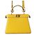 Borsa Fendi Peekaboo ISeeU Petite Giallo