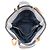 Chanel Denim Tote Bag Marineblau - Ansicht 6