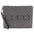 Borsa a pochette/Borsa a mano Gucci GG Supreme Marrone Nero