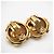 Orecchini a clip Chanel Triple Coco Mark D'oro - vista 5