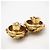 Orecchini a clip Chanel Triple Coco Mark D'oro - vista 8
