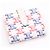 Céline Celine Triomphe Canvas Medium Strap Wallet White Red Blue - view 4