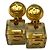 Orecchini Chanel Coco Mark Cube D'oro