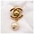 Chanel Coco Mark Clip-Ohrringe mit Kunstperlen Golden - vue 10