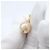 Chanel Coco Mark Clip-Ohrringe mit Kunstperlen Golden - vue 8