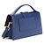 Jacquemus Le Grand Bambino Flap Leather long Blu navy - vista 2