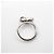 CHANEL Camélia Coco Mark Ring Schwarz Silber - Ansicht 6